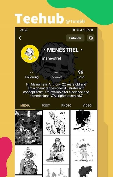 TeeHub for Twitter & Tumblr screenshot 3