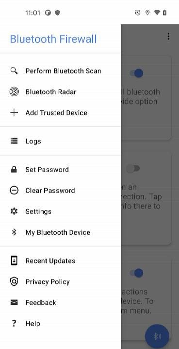 Bluetooth Firewall screenshot 3