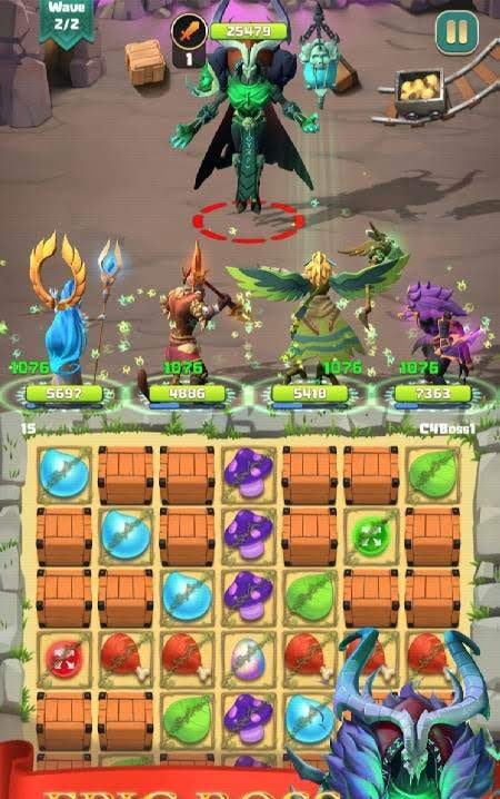 Match & Slash: Fantasy RPG Puzzle screenshot 4