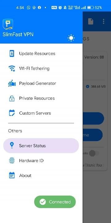 SlimFast VPN screenshot 2