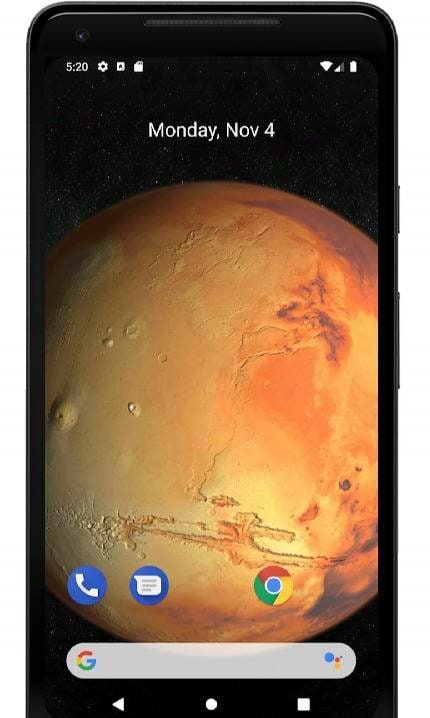 Mars 3D Live Wallpaper screenshot 2