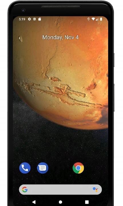 Mars 3D Live Wallpaper screenshot 1