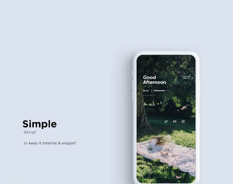 Floral KWGT screenshot 4