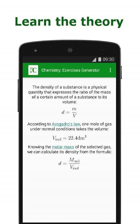 Chemistry: Exercises Generator screenshot 2
