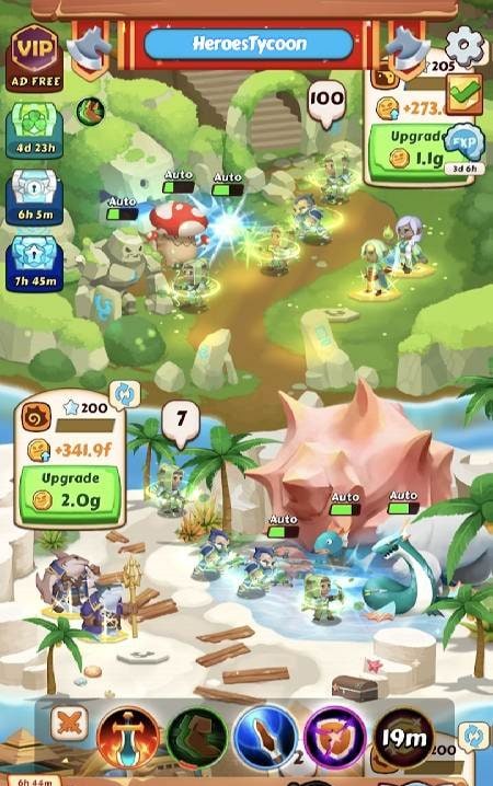 Idle Heroes Tycoon screenshot 2