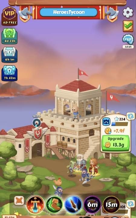Idle Heroes Tycoon screenshot 1