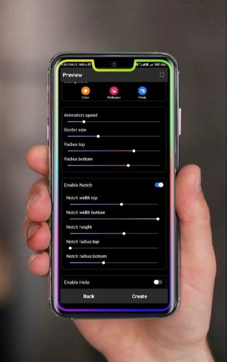 Edge Lightning Premium Border screenshot 3