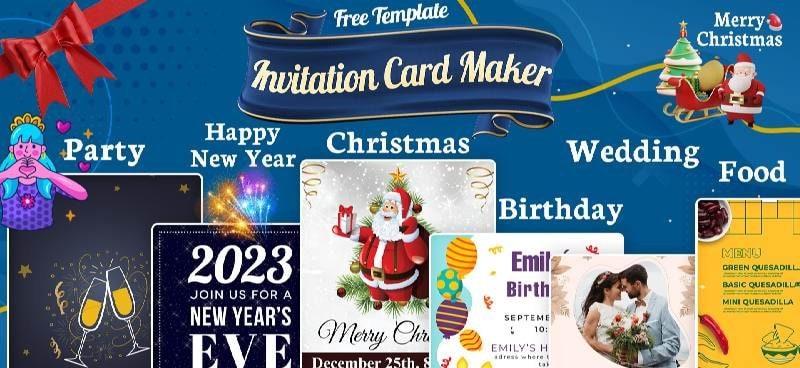 Invitation Card Maker - Design screenshot 1