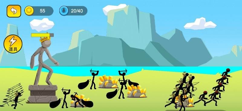 Stickman Battle - War Strategy screenshot 1