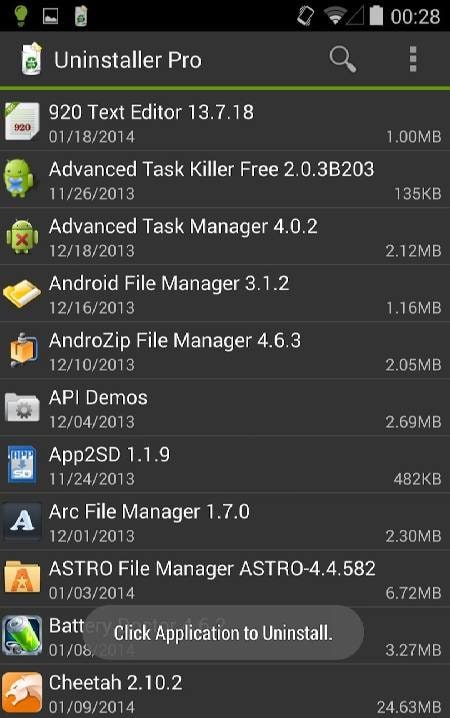 Uninstaller Pro screenshot 1