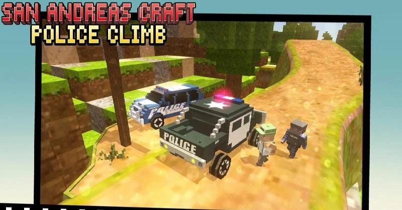San Andreas Craft Police Climb gameplay screenshot 1