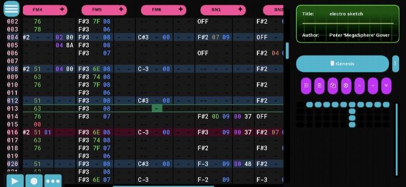 Deflemask screenshot 2