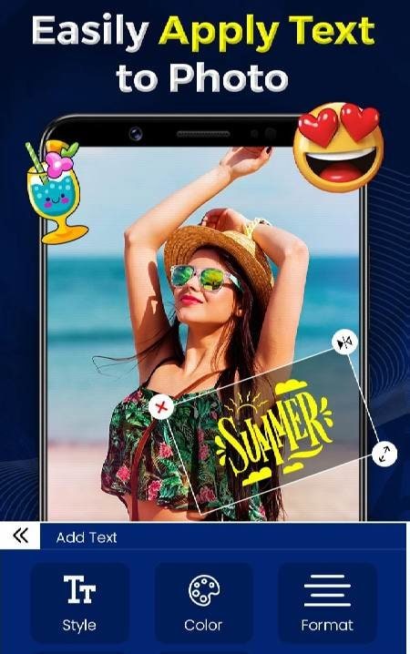 Add Text on image Photo Editor screenshot 2