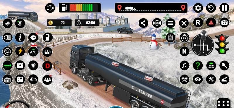 Oil Truck Driving Games screenshot 1
