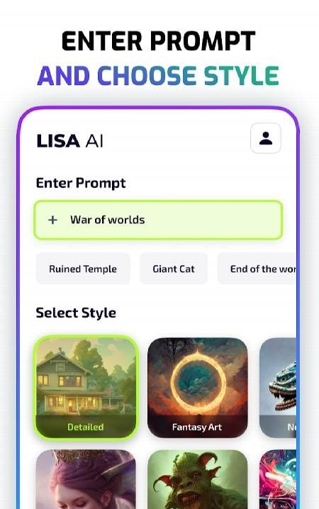 Lisa AI Art, Magic Avatar screenshot 4