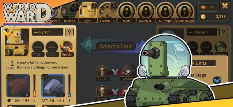 WWD — World War Defense Battle gameplay screenshot 3