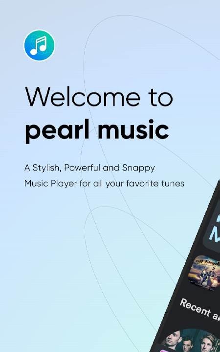 Pearl Music Player screenshot 1