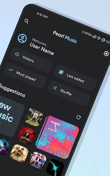 Pearl Music Player screenshot 2