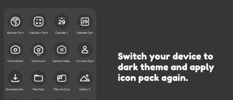 Pix Monochrome Icon Pack screenshot 2