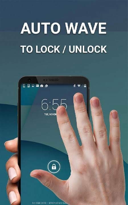 Screen On/Off With Double Tap,Shake,Gesture & Wave screenshot 1