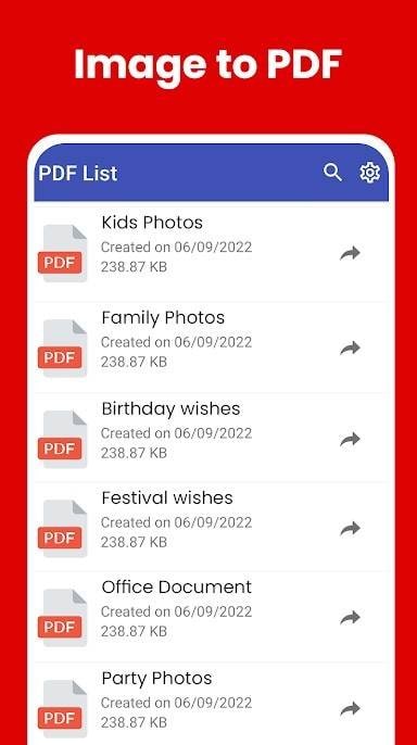 Photos to PDF: Photo PDF Maker screenshot 1