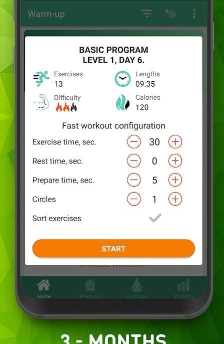 Morning workout and warmup screenshot 2
