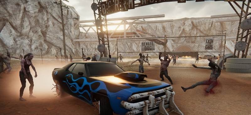 Zombie Car Crash : Drift Zone screenshot 3