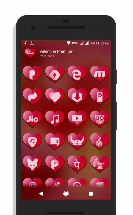 Valentine Premium - Icon Pack screenshot 2