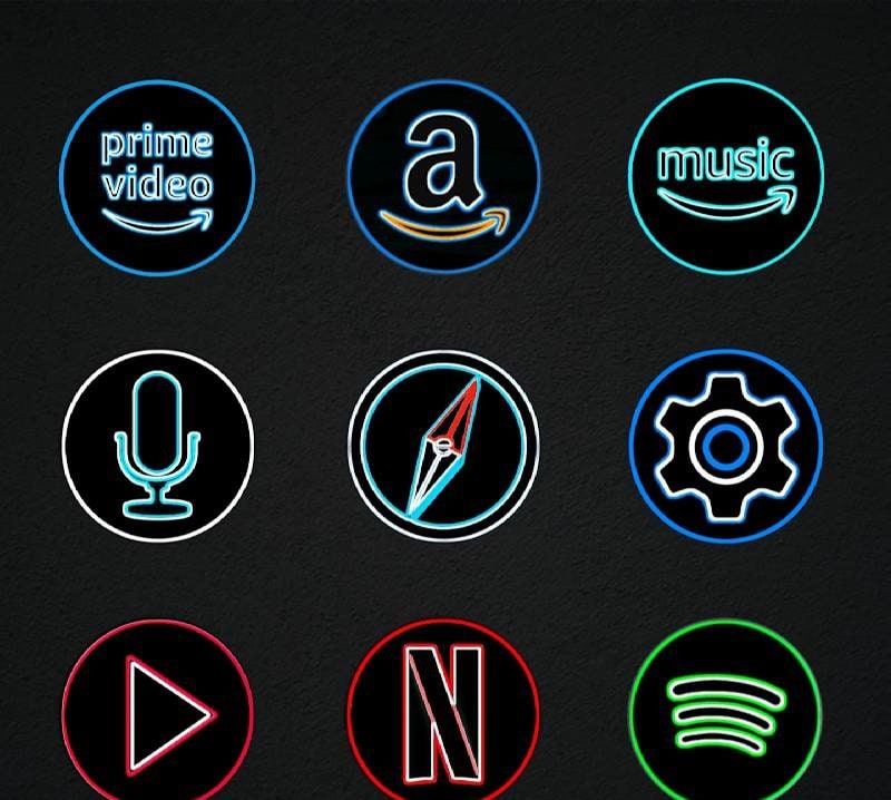 Pixly Dark - Icon Pack screenshot 4