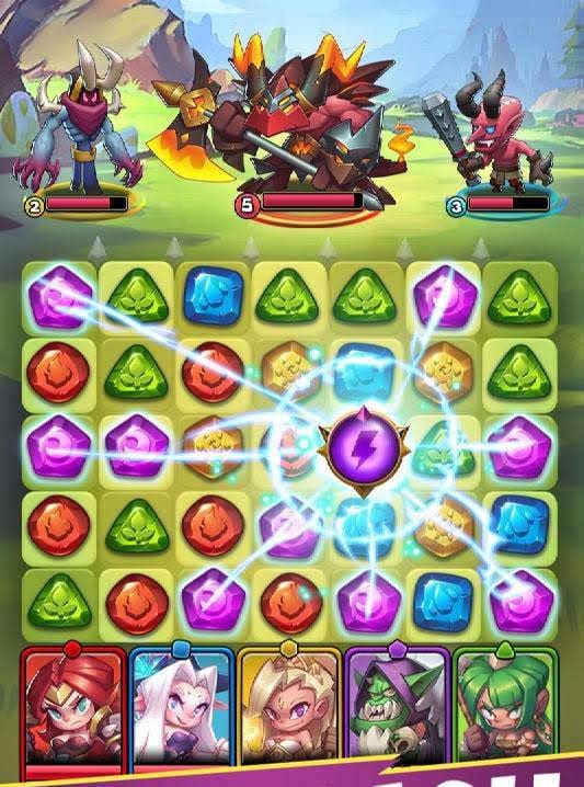 Raids & Puzzles: RPG Quest screenshot 1