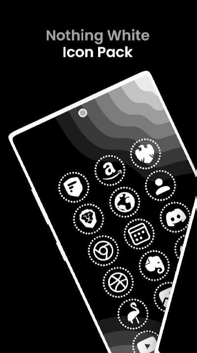 Nothing White - Icon Pack screenshot 1