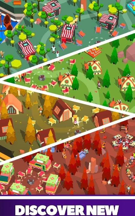 Camping Empire Tycoon : Idle screenshot 3