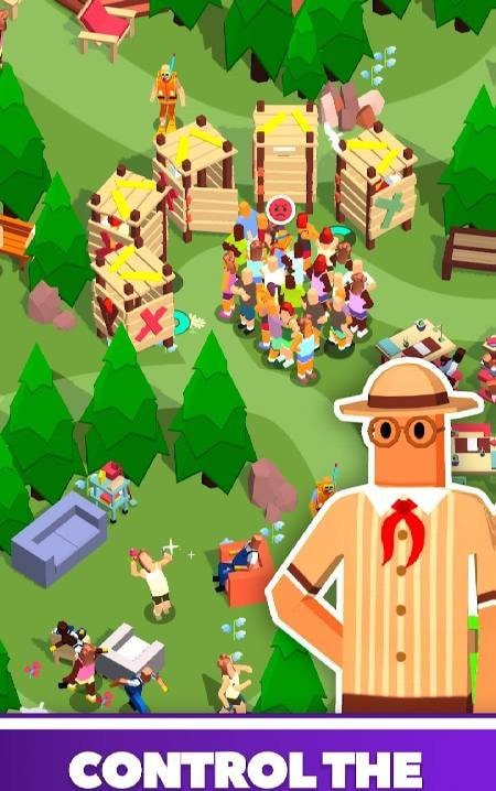 Camping Empire Tycoon : Idle screenshot 2