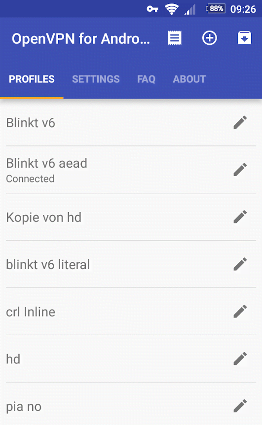 OpenVPN for Android screenshot 3