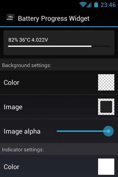 Battery Progress Widget screenshot 2