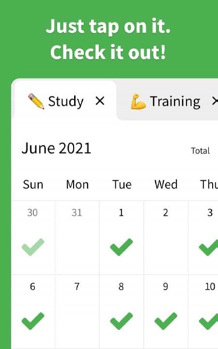 Check Calendar - Habit Tracker screenshot 2