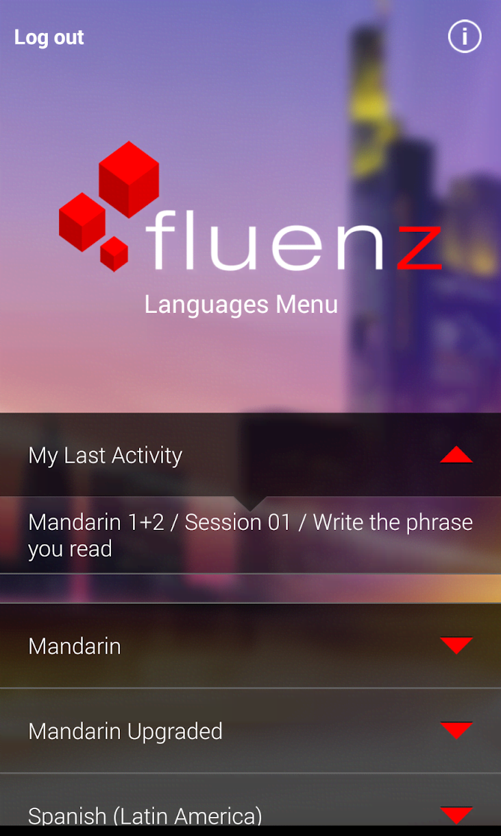 Fluenz screenshot 1
