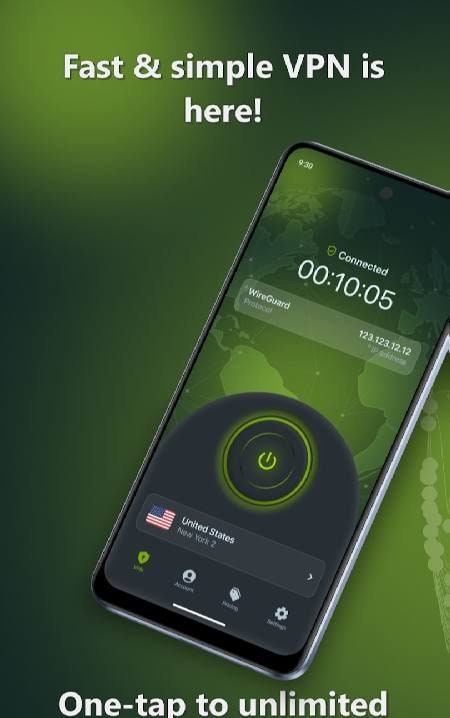 First interface preview of Zoog VPN - Secure VPN Proxy