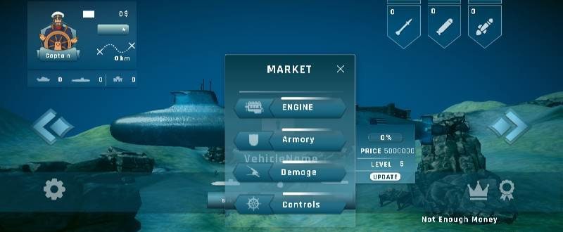 Submarine Simulator 2 gameplay screenshot 1
