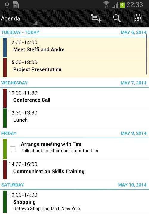 Business Calendar Pro screenshot 4