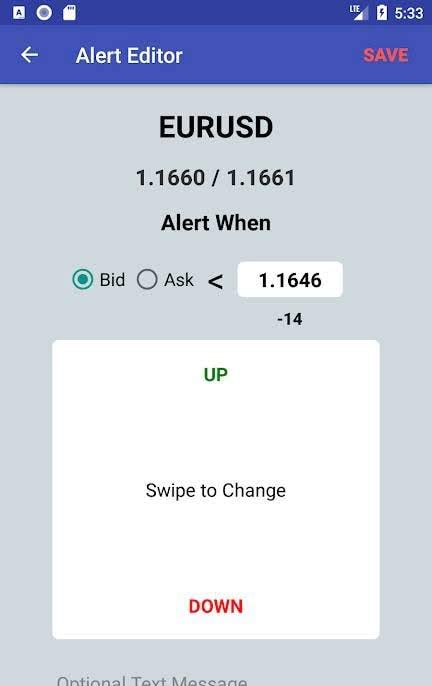 Forex Price Alerts screenshot 4