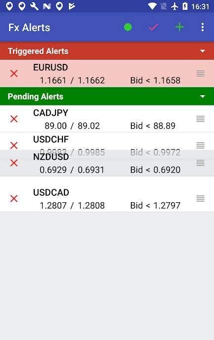 Forex Price Alerts screenshot 3