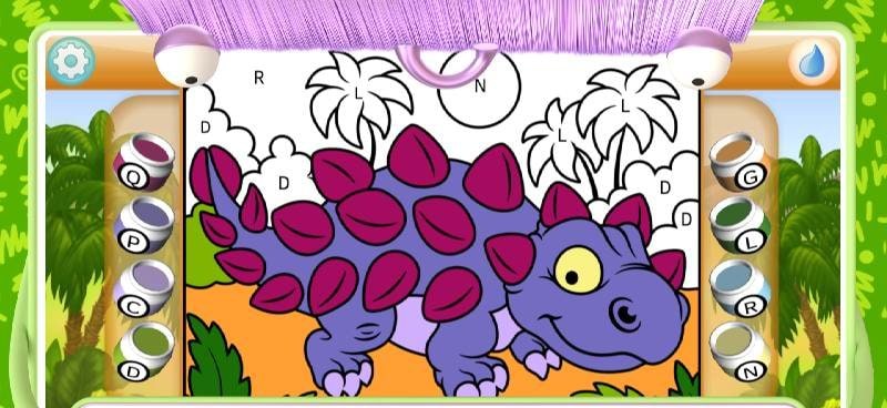 Paint by Numbers - Dinosaurs screenshot 3