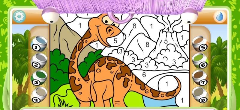 Paint by Numbers - Dinosaurs screenshot 4