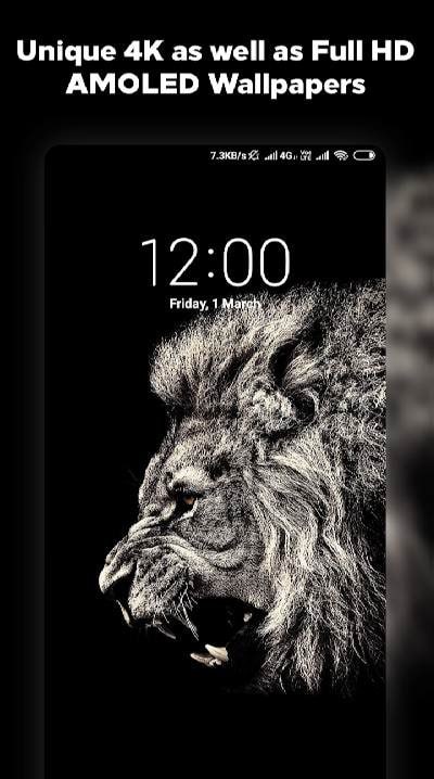 4K AMOLED Wallpapers screenshot 1