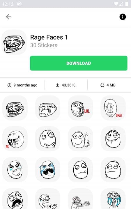 3D Funny Stickers - WAStickers screenshot 3