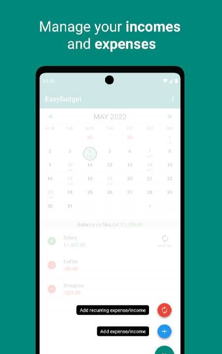 EasyBudget - Budget planning screenshot 2