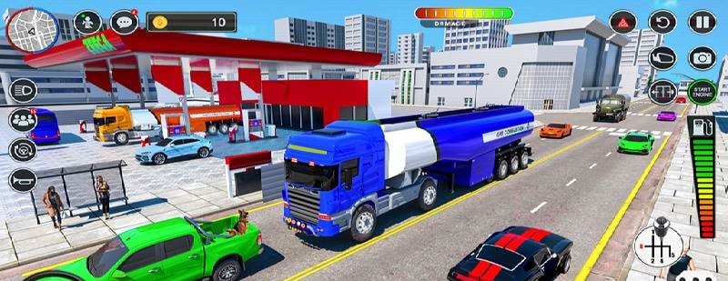 Oil Truck Transport Driving 3D screenshot 2