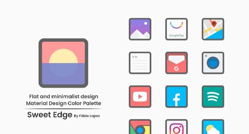 Sweet Edge - Icon Pack screenshot 3