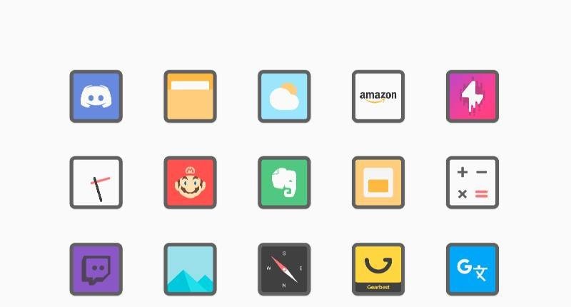 Sweet Edge - Icon Pack screenshot 2